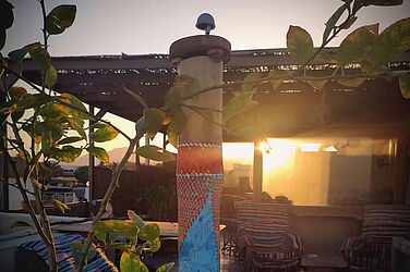 It is better to place the light sensor high above the soil level